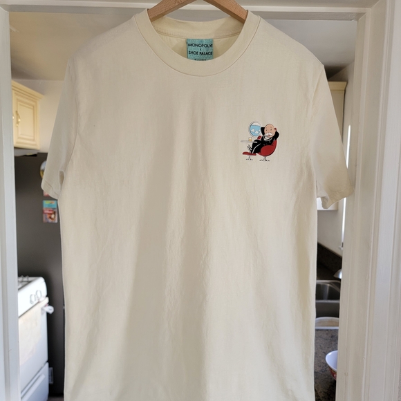 PALACE Monopoly X Shoe Palace Cream Tee - Picture 3 of 8
